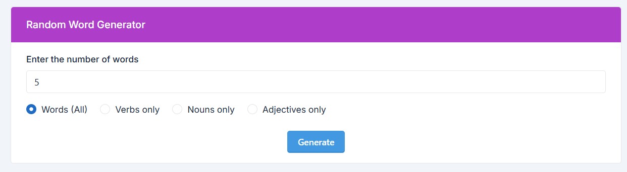 Random Word Generator-One Click, Infinite Ideas! The Tool Every Creative Mind Needs
